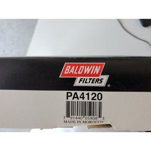 Baldwin Filters PA4120 Air Filter, 7-5/16 X 2-1/4 In. BALDWIN FILTERS - NEW